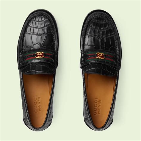 nordstrom gucci loafer|gucci crocodile loafer.